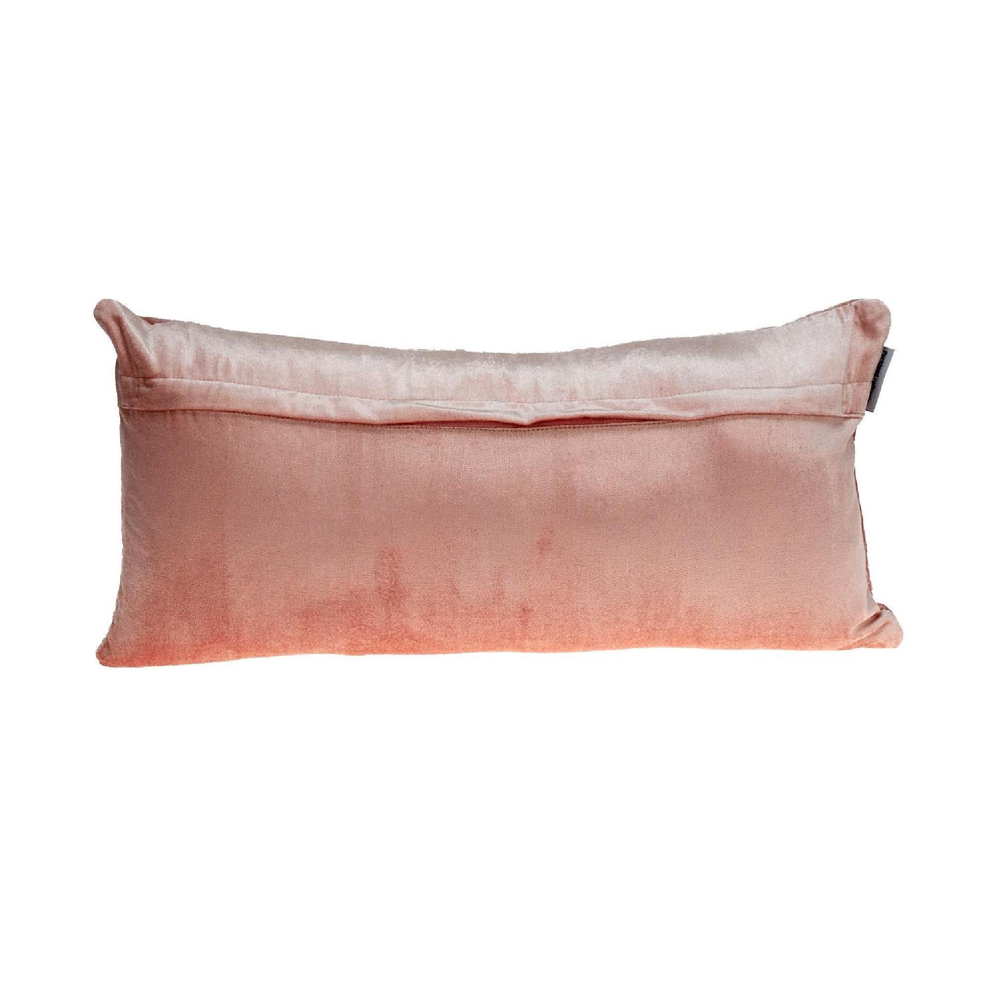 24" Pink Transitional Quilted Throw Pillow alternate image