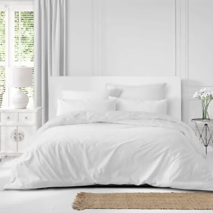 Set of 3 Solid White Comforter with Pillow Shams - Full Size alternate image