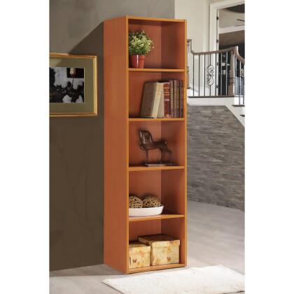 59" Cherry Red Multipurpose Bookcase with 5-Shelves alternate image