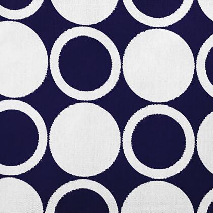20" x 20" Blue and White Small Mod Circles Throw Pillow alternate image