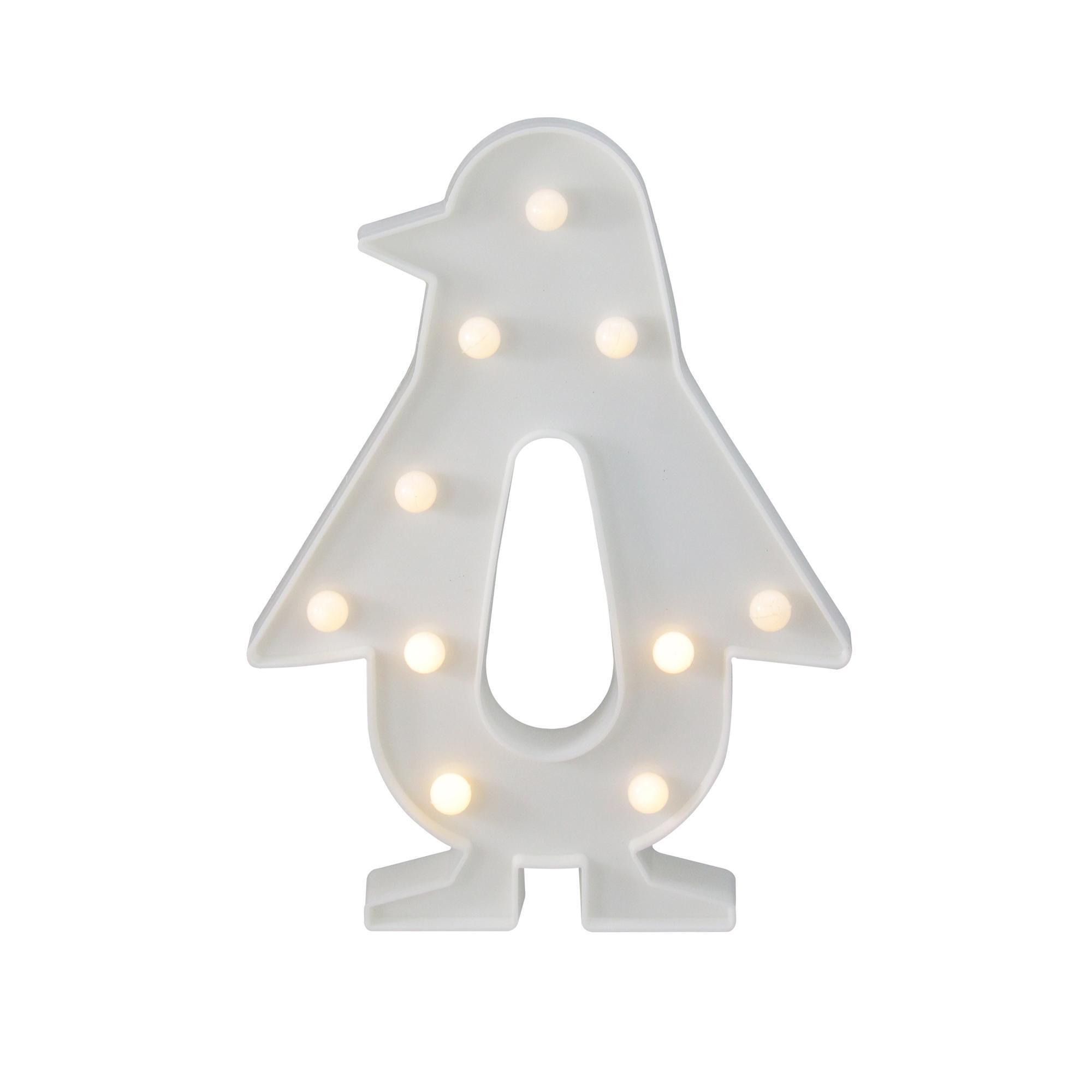 10.25" White Penguin LED Marquee LED Sign alternate image