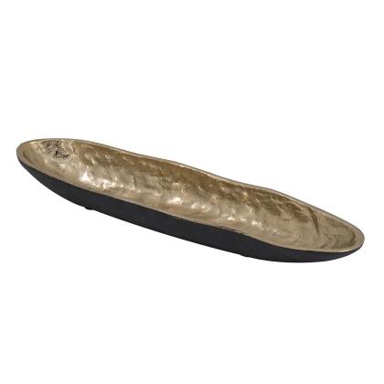Decorative Aluminum Oval Bowl - 15.75" alternate image