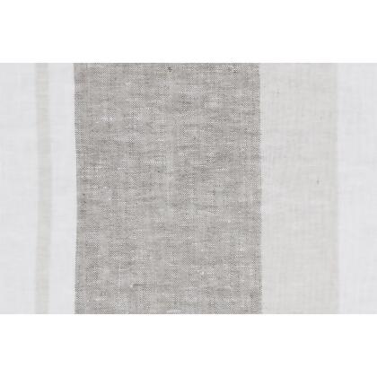 Cassidy Striped Throw Pillow - 20" - Gray and White alternate image