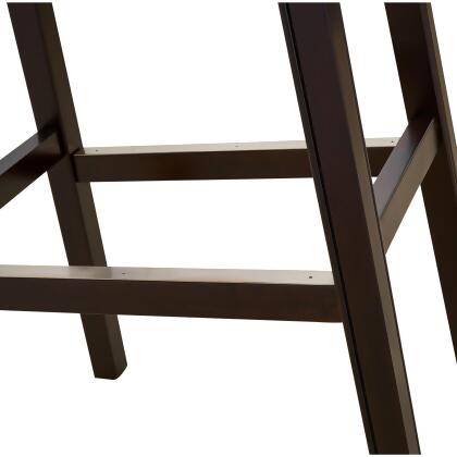 31" Vibrant Tan Unique New Ridge Home Goods Julian Comfortable Barstool with Faux Leather Seat alternate image