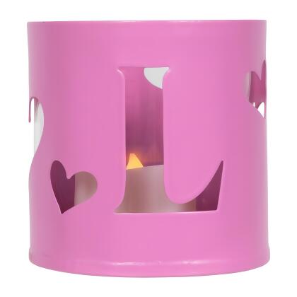Love Valentine's Day Metal Votive Candle Holders - 2.75" - Set of 4 alternate image