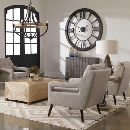Large Roman Numeral Round Wall Clock - 60" - Bronze Tone alternate image