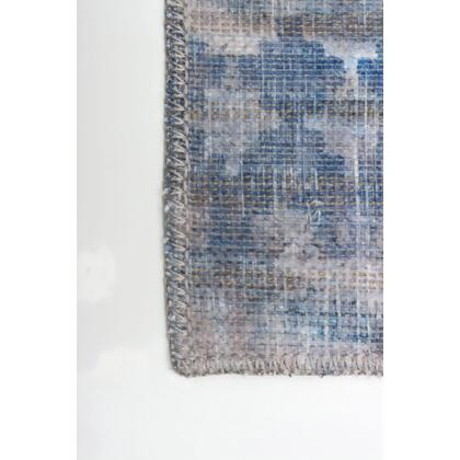 5' x 8' Geometric Medallion Area Throw Rug - Blue alternate image