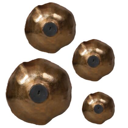 Lucky Coins Bowls Hanging Wall Decoration - 11" - Brass - Set of 4 alternate image