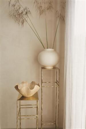 Flower Design Decorative Bowl - 13.75" - Beige alternate image
