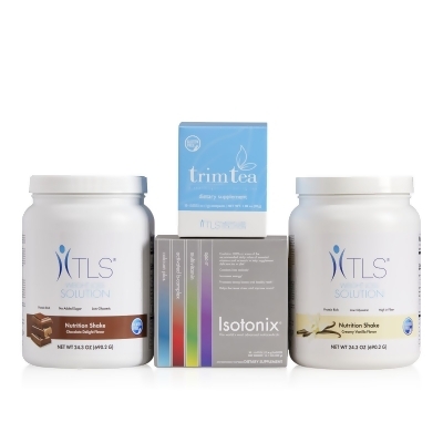 TLS Stay Fit Kit - Includes TLS Trim Tea (30 Servings); TLS Nutrition Shakes - 1 Vanilla; 1 Chocolate; Isotonix Daily Essentials Packets (30 Servings)