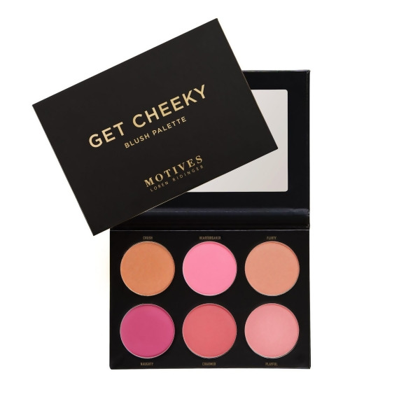 Motives® Get Cheeky Blush Palette - Includes six pressed blushes