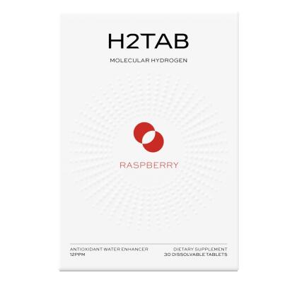 H2TAB Molecular Hydrogen Tablets - Raspberry Flavor - 30 Dissolvable Tablets