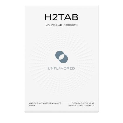H2TAB Molecular Hydrogen Tablets - Unflavored - 30 Dissolvable Tablets