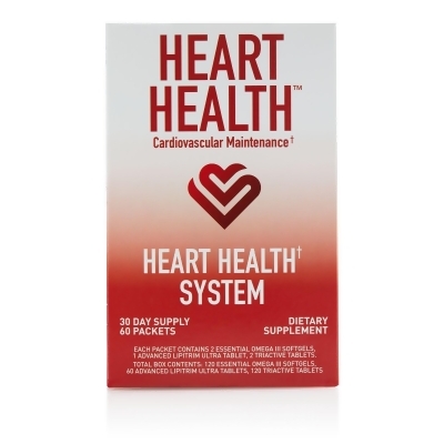 Heart Health™ System - Single Box Includes Advanced LipiTrim Ultra; Essential Omega III Fish Oil; TriActive (30-Day Supply)