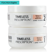 Timeless Prescription® Advanced Hydroxy Face Peel and Neutralizer - Includes 2 Jars - Face Peel (30 Pads) and Neutralizer (30 Pads)