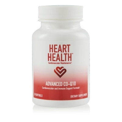 Heart Health™ Advanced Co-Q10 (Cardiovascular & Immune Support) - Cardiovascular & Immune Support - Single Bottle (30 Servings)