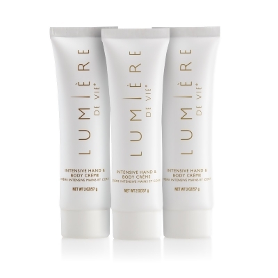 Lumière de Vie®Mini Intensive Hand & Body Crème - Pack of three (three 2 oz (57 gram) bottles