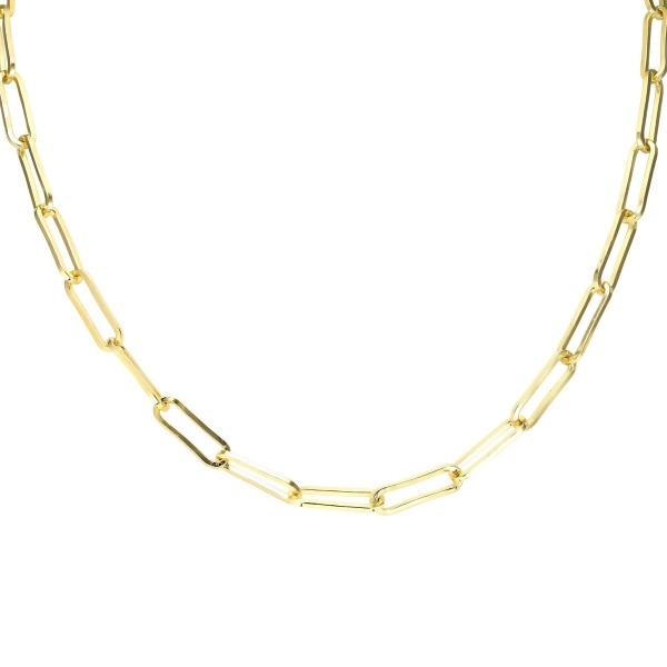JUSTINE - Paperclip Chain - Gold