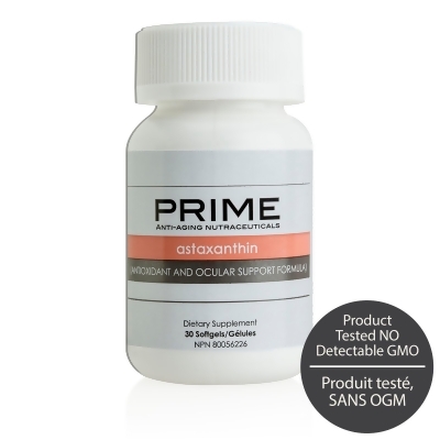 Prime Astaxanthin Antioxidant & Ocular Support Formula - Single Bottle (30 Servings)