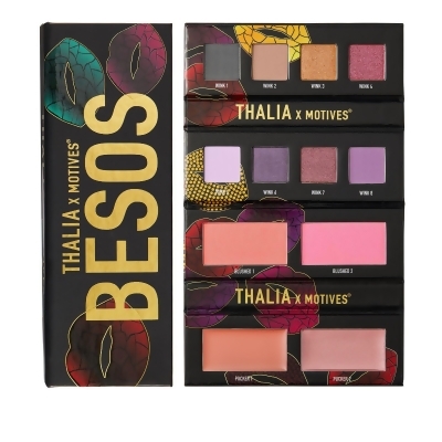 THALIA X Motives® Besos Palette - Includes eight eye shadows; two blushes and two lip glosses