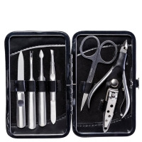 Motives® Professional Nail Care Kit - Includes Stainless Steel Nail File; Cuticle Remover; Cuticle Pusher; Cuticle Nipper; Flat-Edge Nail Clipper; Brow Tweezer and Beauty Scissors
