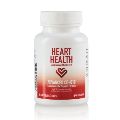 Heart Health Advanced Co-Q10 (Cardiovascular & Immune Support) - Single Bottle (30 Servings)