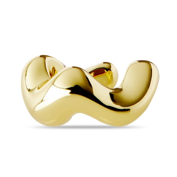 PIPER – 波浪形耳骨夾 - 金黃色（單支）
