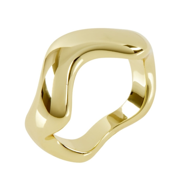 RHEA – 蜿蜒波浪形戒指 - 美圍4號 - 金色