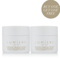 Lumière de Vie® Overnight Renewal Masque (Astaxanthin Sleeping Masque) - Limited Edition Special Buy One, Get One Free - Two Jars (2 x 2.0 Oz./ 56 g)