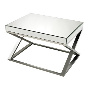 Sterling Industries Klein-Mirror and Stainless Steel Coffee Table 114-41 - All