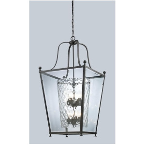 Z-lite Ashbury 8 Lt Pendant Bronze Clear Beveled Out/Clear Hammered In 179-8 - All