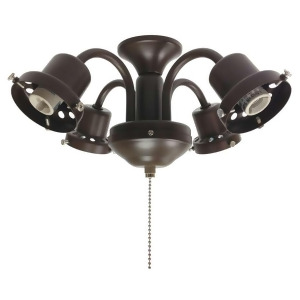 Fanimation 4-Light Traditional Fitter Bronze Accent F404ba - All