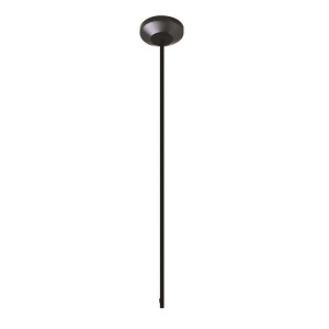 Wac Lighting Extension Rod for Low Voltage Track Heads 12 Inches Black X12-bk - All