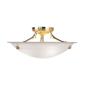 Livex Lighting Oasis Ceiling Mount in Polished Brass 4273-02 - All