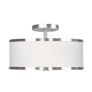 Livex Lighting Park Ridge Ceiling Mount in Brushed Nickel 6367-91 - All