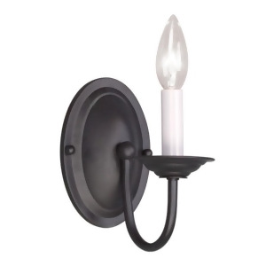 Livex Lighting Home Basics Wall Sconce in Black 4151-04 - All