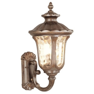 Livex Lighting Oxford Outdoor Wall Lantern in Moroccan Gold 7662-50 - All