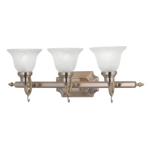 Livex Lighting French Regency Bath Light in Antique Brass 1283-01 - All