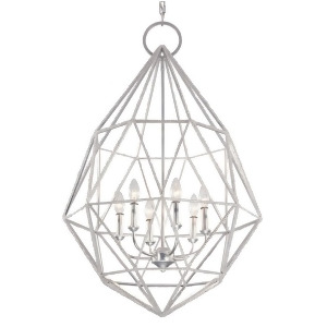 Feiss 6-Light Marquise Chandelier Silver F2942-6slv - All