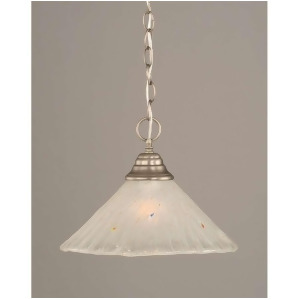 Toltec Lighting Chain Hung Pendant 12' Frosted Crystal Glass 10-Bn-701 - All