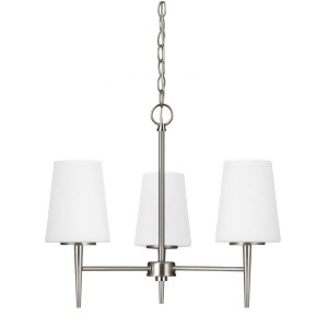 Sea Gull Lighting Driscoll Chandeliers Brushed Nickel 3140403-962 - All