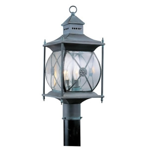 Livex Lighting Providence Outdoor Post Head in Charcoal 2094-61 - All
