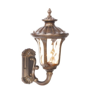 Livex Lighting Oxford Outdoor Wall Lantern in Moroccan Gold 7652-50 - All