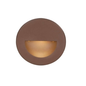 Wac Lighting LEDme Round Step and Wall Light Bronze Wl-led300-c-bz - All