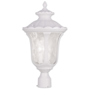 Livex Lighting Oxford Outdoor Post Head in White 7859-03 - All