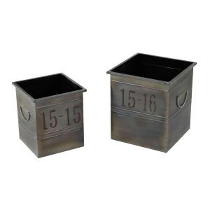 Sterling Industries Industrial Planters Set of 2 26-8667-S2 - All