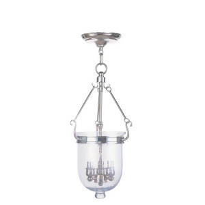 Livex Lighting Jefferson Chain Hang in Polished Nickel 5083-35 - All