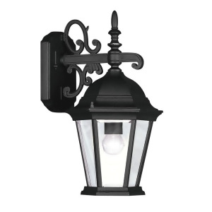 Livex Lighting Hamilton Outdoor Wall Lantern in Black 7555-04 - All