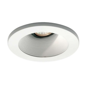 Wac Lighting Recessed Low Voltage Trim Basic Baffle White/White Hr-d411-wt-wt - All