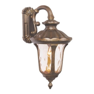 Livex Lighting Oxford Outdoor Wall Lantern in Moroccan Gold 7653-50 - All